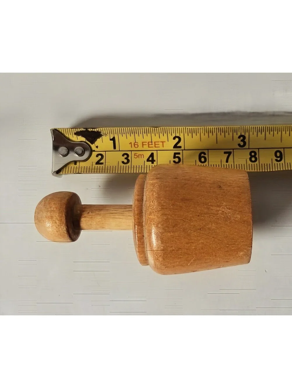 Vintage Butter Stamp Press Decorative Wooden Mold Agricultural Design Imprint